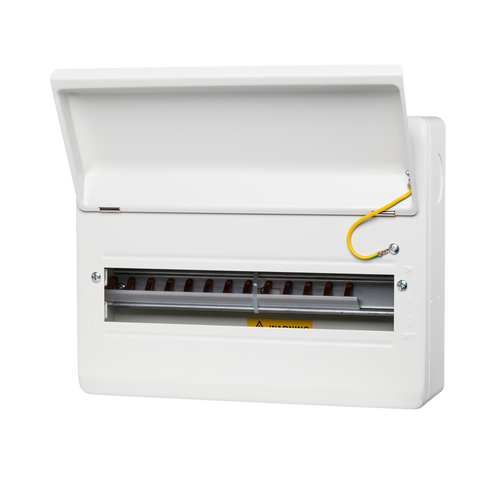 14 Way IP40 Metal Enclosure – For MCBs & RCBOs (WME14)