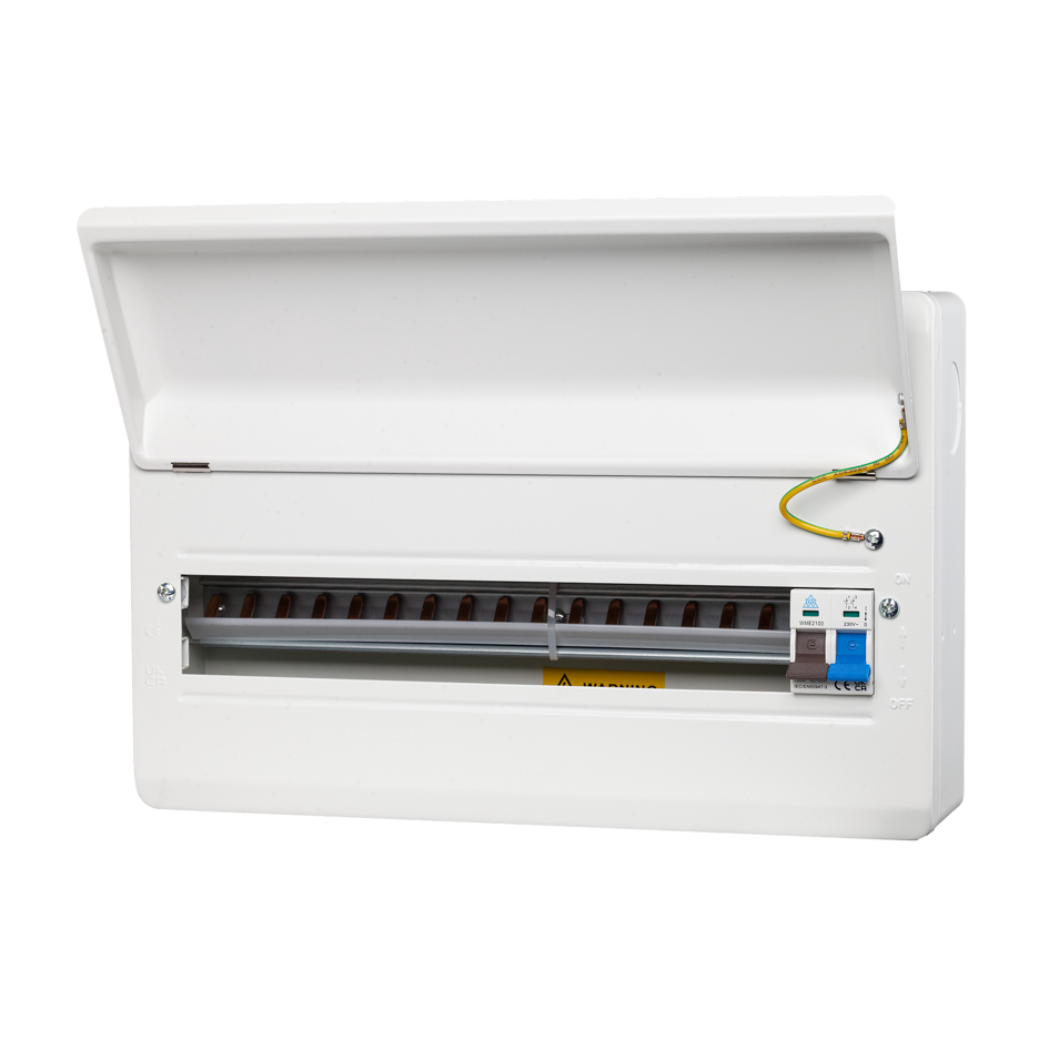 Main Switch Consumer Unit – WME18/MS100 (18 Module, 100A)