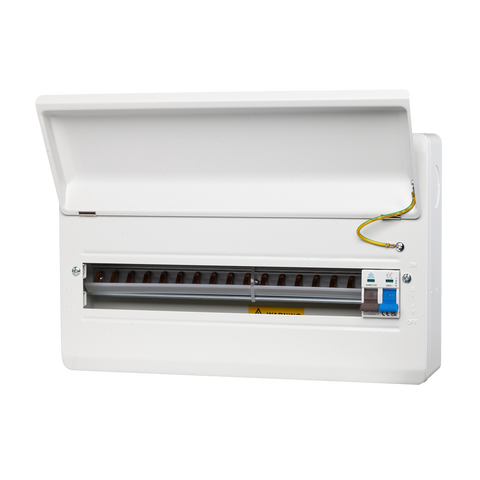 Main Switch Consumer Unit – WME16/MS100 (16 Module, 100A)