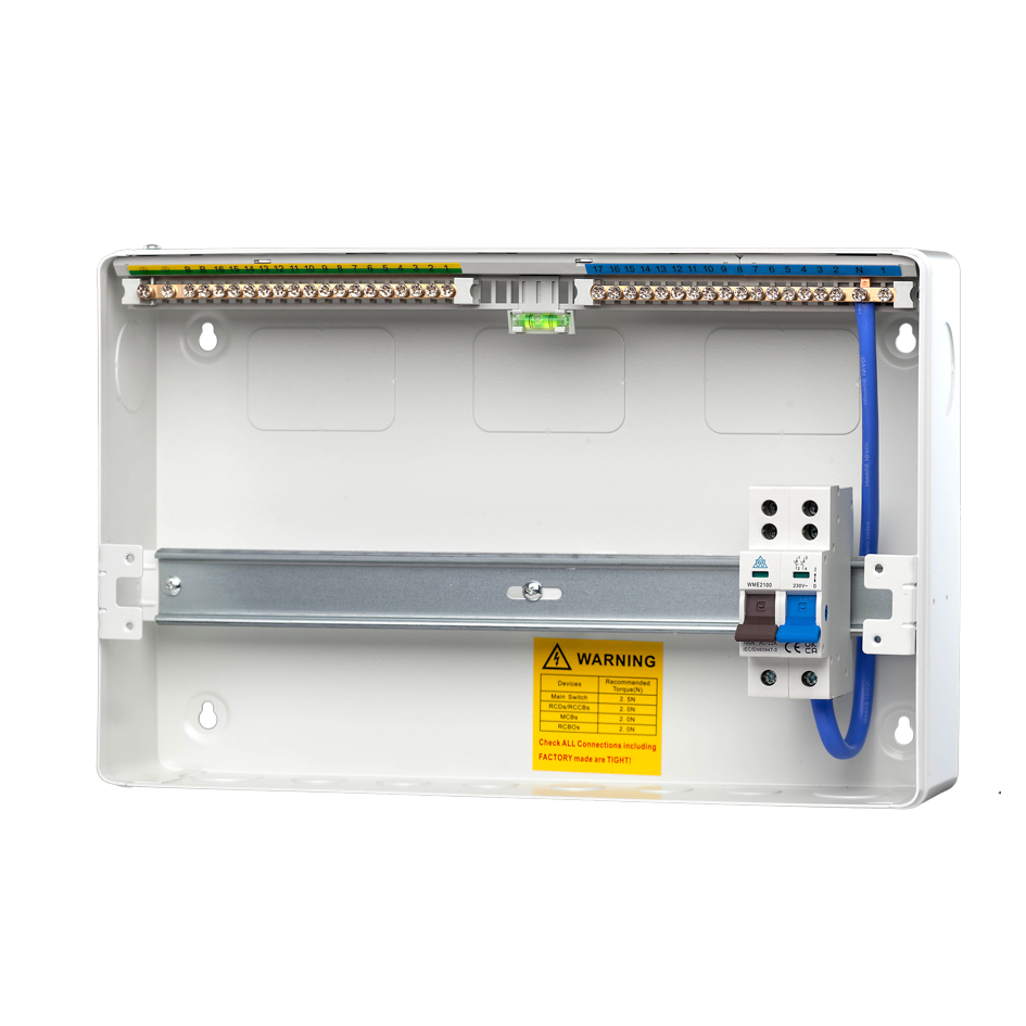 Main Switch Consumer Unit – WME22/MS100 (22 Module, 100A)