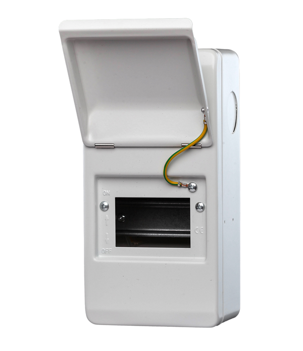 4 Way IP40 Metal Enclosure – For MCBs & RCBOs (WME04)