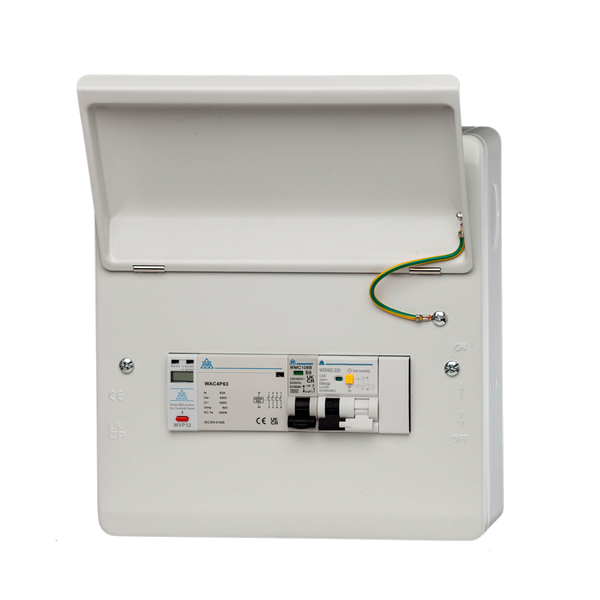 PME Fault Detection Metal Consumer Unit with variants of RCBO/SPD/MCB