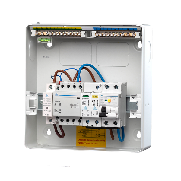 PME Fault Detection Metal Consumer Unit with variants of RCBO/SPD/MCB