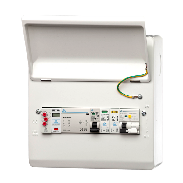 PME Loss 10 Way Metal Consumer Unit with Load Balancing