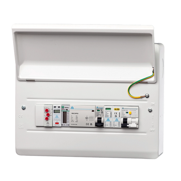 PME 12 Way Consumer Unit with Load Balancing & kWh Meter