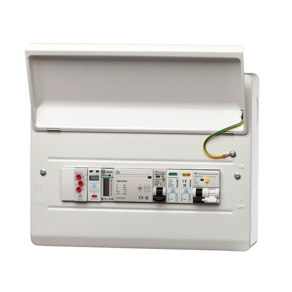 PME 12 Way Consumer Unit with Load Balancing & kWh Meter