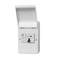 4 Way Metal EV Protection Unit – 32A B Curve A-Type RCBO + SPD (WMRC32BSP)