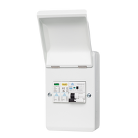 4 Way Metal EV Protection Unit – 32A B Curve A-Type RCBO + SPD (WMRC32BSP)