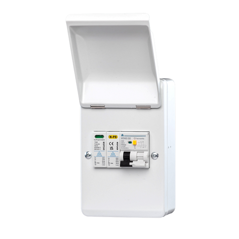 4 Way Metal EV Protection Unit – 32A B Curve A-Type RCBO + SPD (WMRC32BSP)