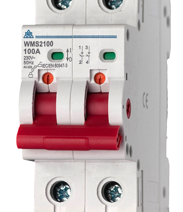 2 Pole 100A Main Switch