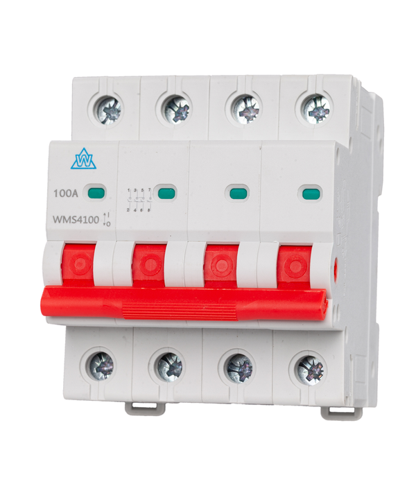 4 Pole 100A Main Switch