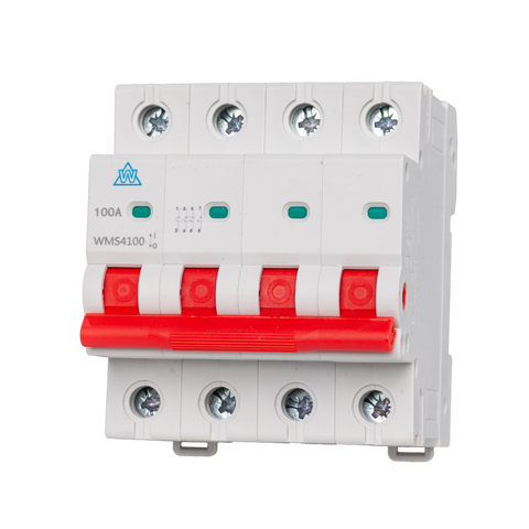 4 Pole 100A Main Switch (WMS4100)