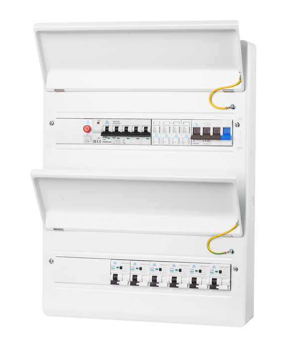 Three Phase PME Fault Detection Consumer Unit for Multiple Charge Points