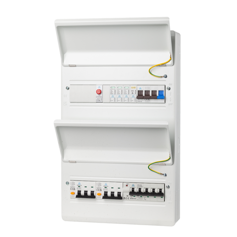 3 Phase PME Consumer Unit for 3 EV Chargers – WMTP36-R40CSP