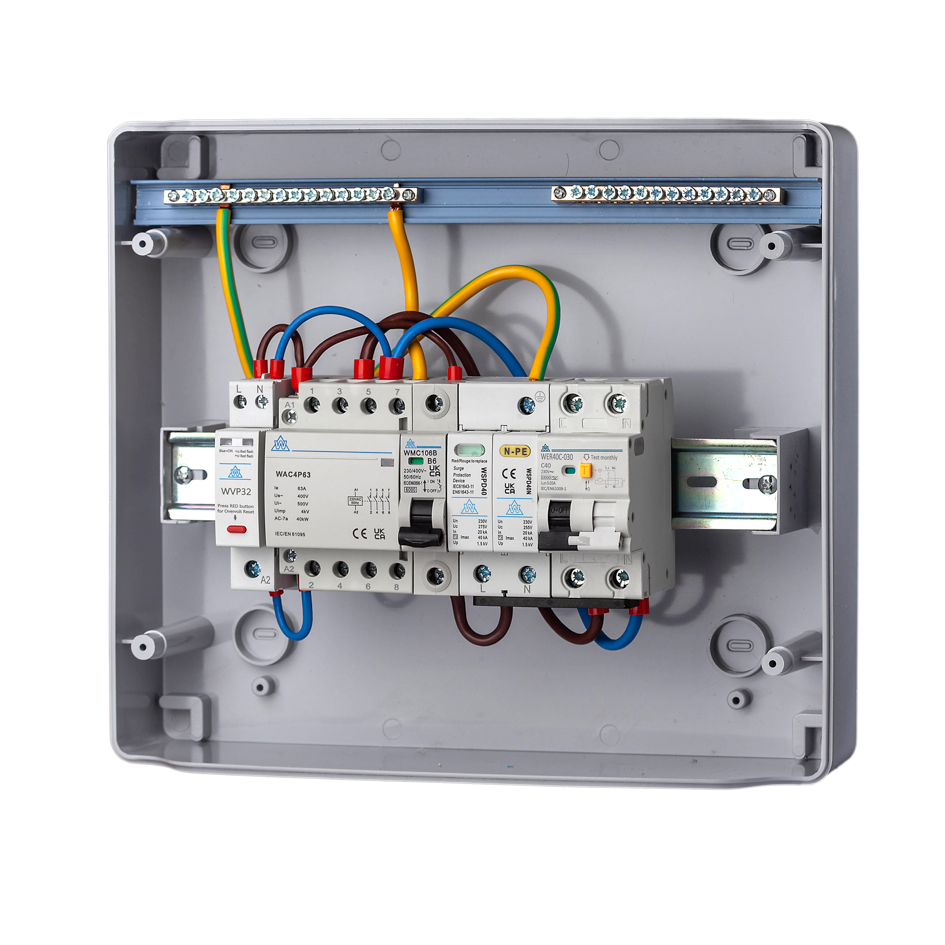IP65 PME Consumer Unit – 40A MCB (WPKPME08/C40)