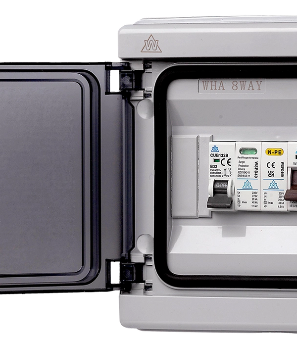 IP65 EV Connection Unit & Surge Protection 32A/40A/63A MCB Available