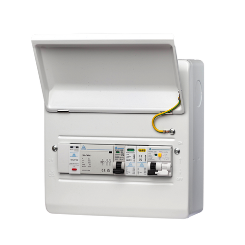 PME Fault Detection IP40 Metal Consumer Unit with variants of RCBO/SPD/MCB