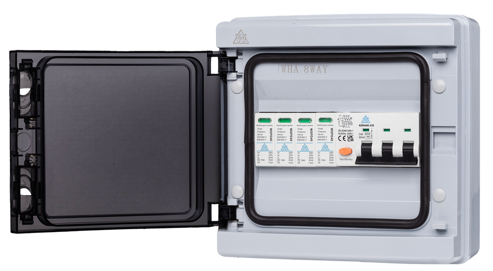 3 Phase Type 2 Surge Protection Unit with 40A MCB | WPCUSP440C