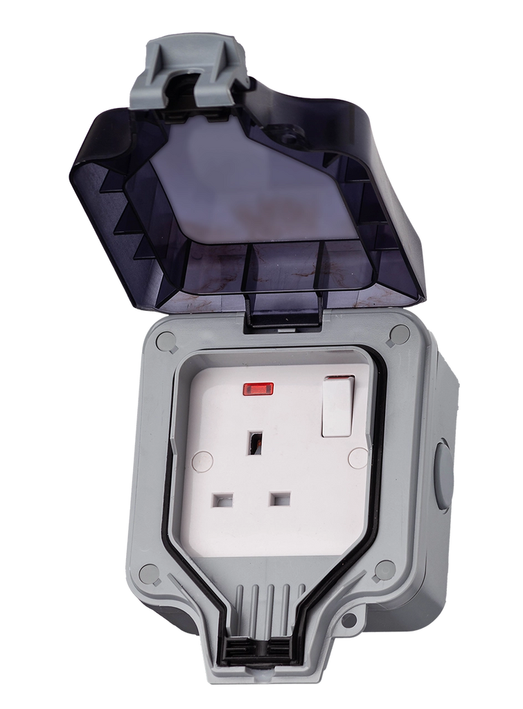 1 Gang 13A IP66 Weatherproof Socket – WPS113