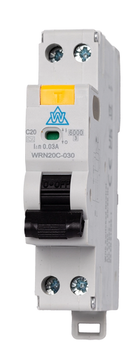 Single Module 2 Pole RCBO 32A B Curve WRN32B-030