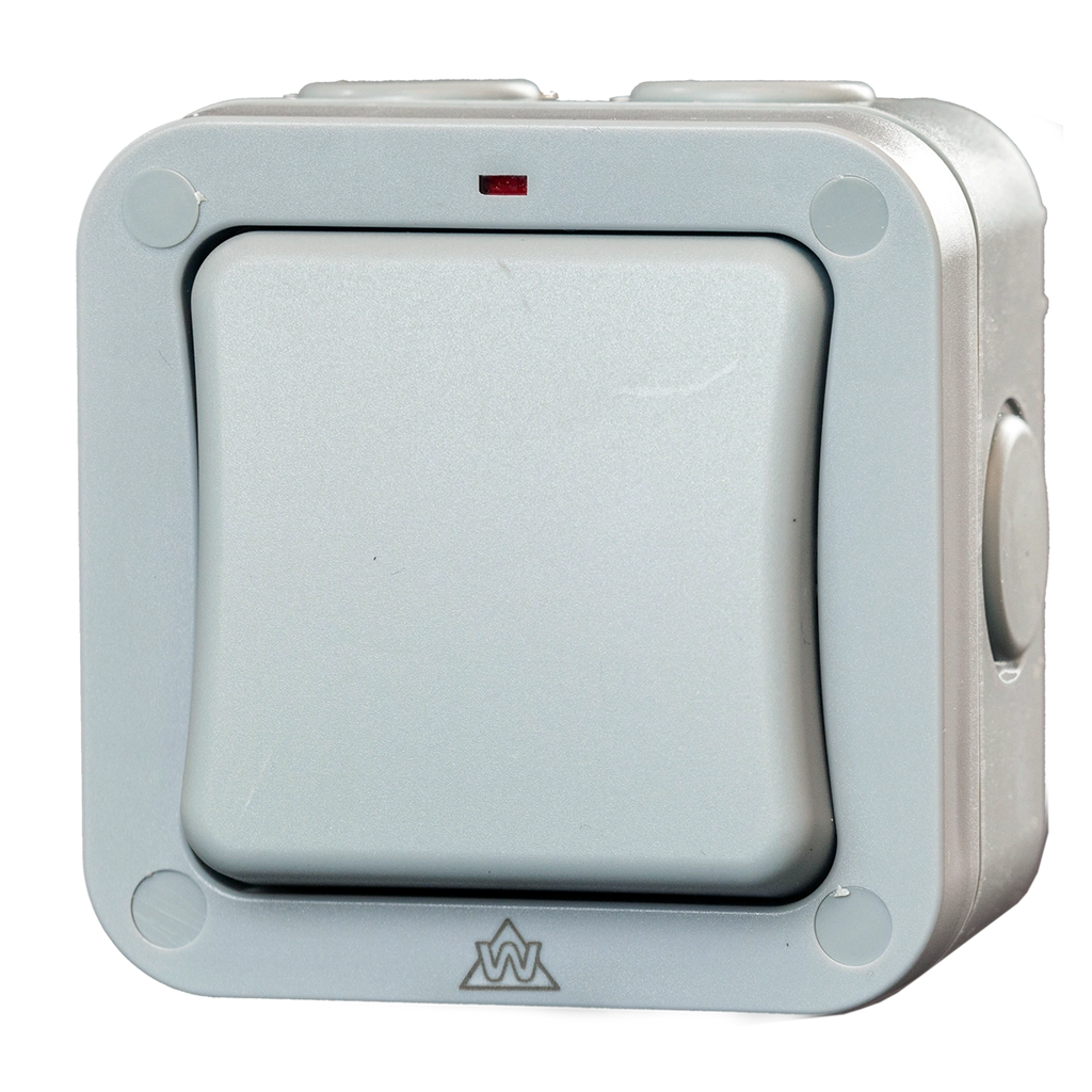 20A Weatherproof IP65 1 Gang 2 Way Switch (WS1G2W)