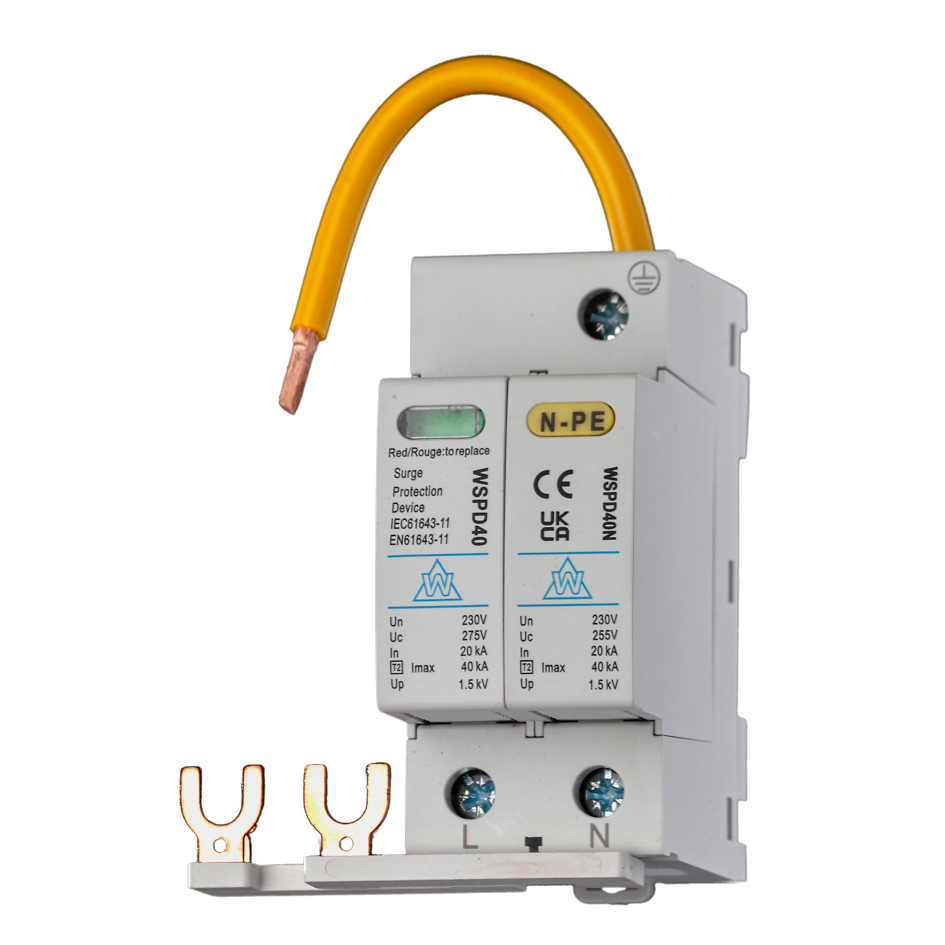 Type 2 Surge Protection Device Kit with Forked Busbars (WSPD240KIT2)