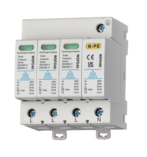 WSPD440-PP Three Phase 4 Pole Surge protection device