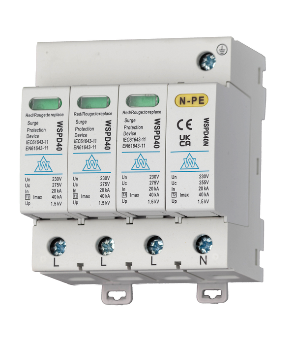 WSPD440-PP Three Phase 4 Pole Surge protection device