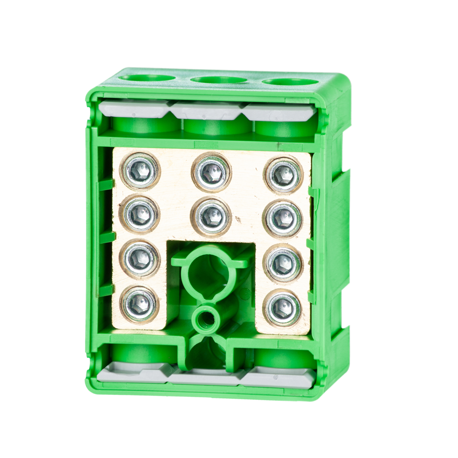 5 Way 100A Terminal Block – Green