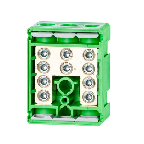 5 Way 100A Terminal Block – Green