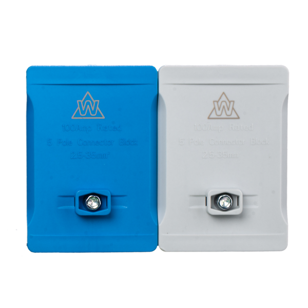 5 Way 100A Terminal Block – Grey