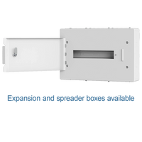 A white 3 Phase Distribution Board Spreader Box, typically used in electrical installations to spread out conductors.