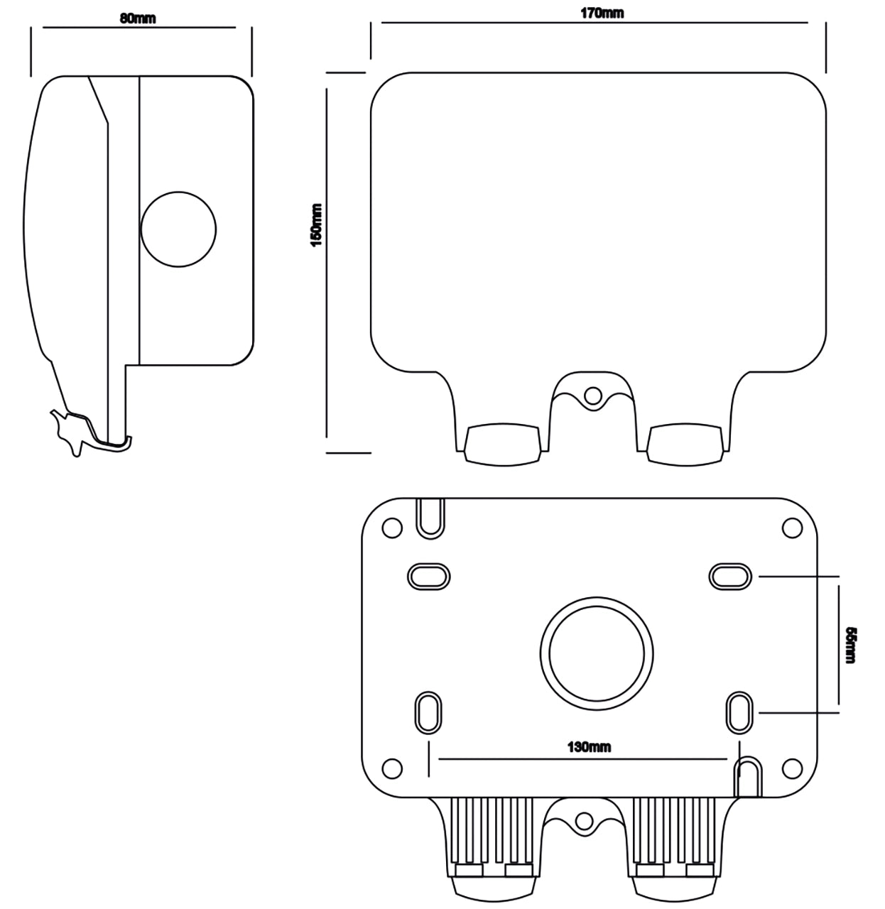 IP66 2 Gang 13A Weatherproof Sockets - WPS213