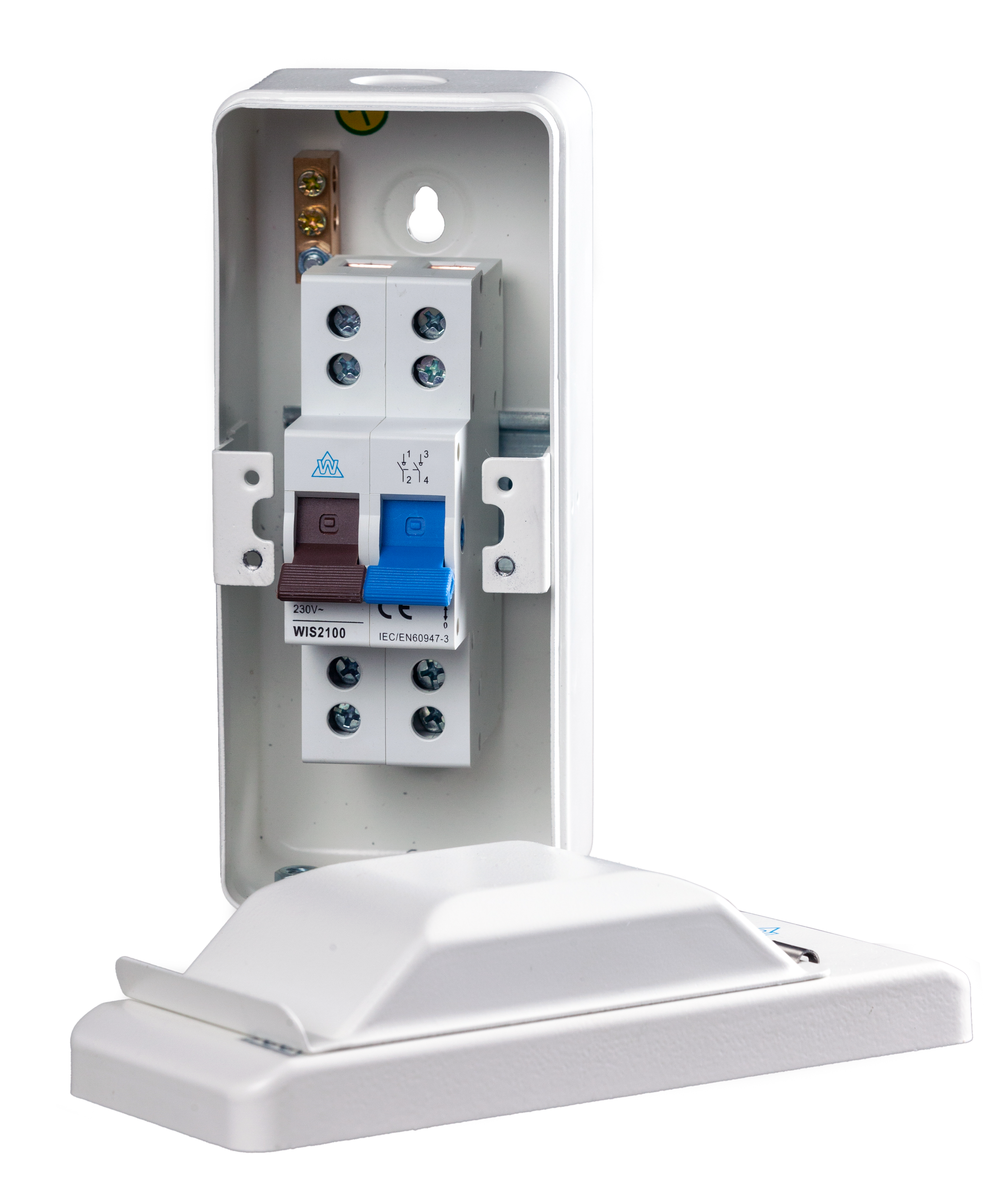 Metal Meter Isolation - 2 Way Double Terminal Main Switch - MEC2100
