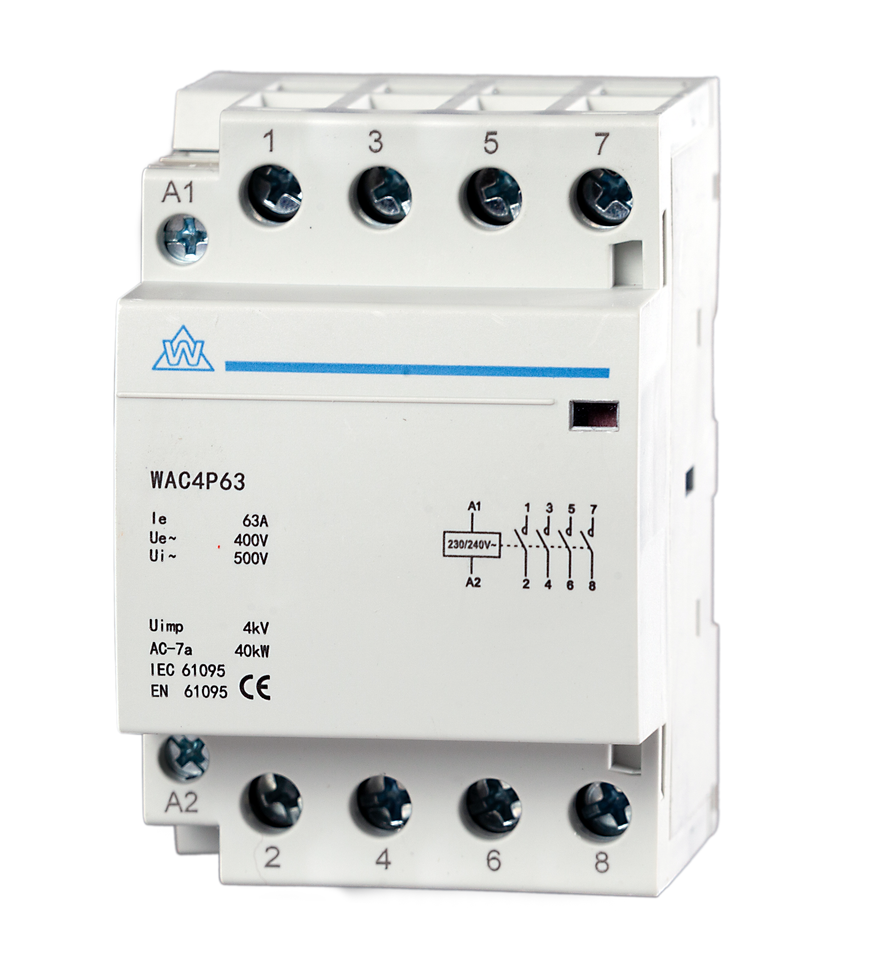 4 Pole Modular Contactor – 40 A