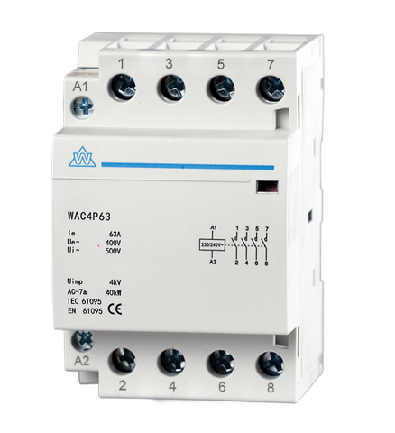 4 Pole Modular Contactor – 20 A