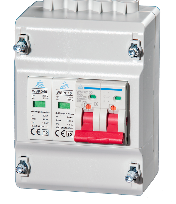 Meter isolator with Surge Protection