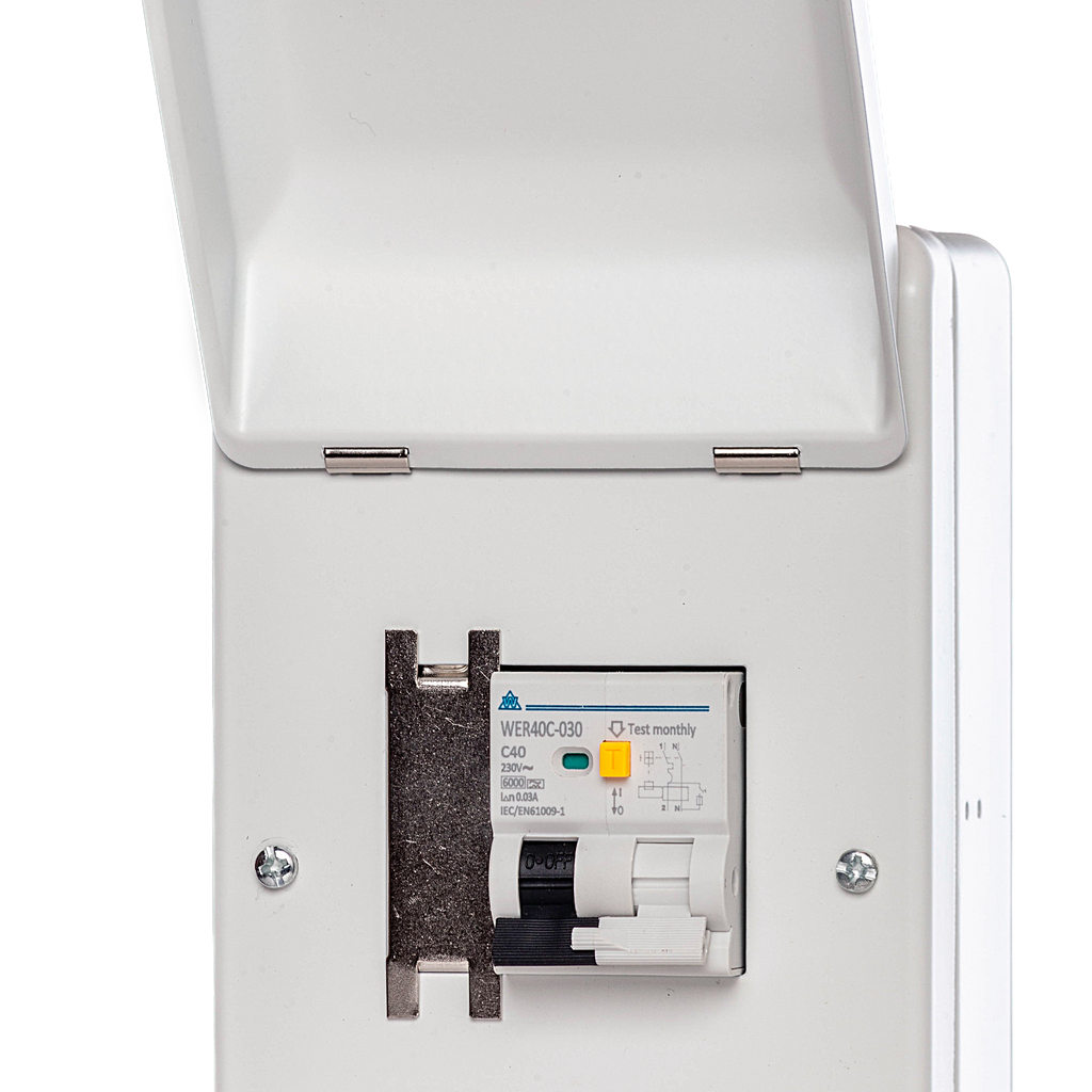 3 Way EV RCBO Enclosure – Type A High Immunity 40A Type B (WMEV340B)