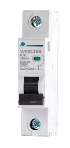 1 Pole 10kA MCB 6A B Curve WKC106B