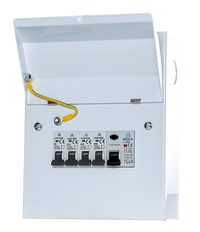 4 Usable Way Consumer Unit with RCD & 4 MCBs (WMCURC6/4)