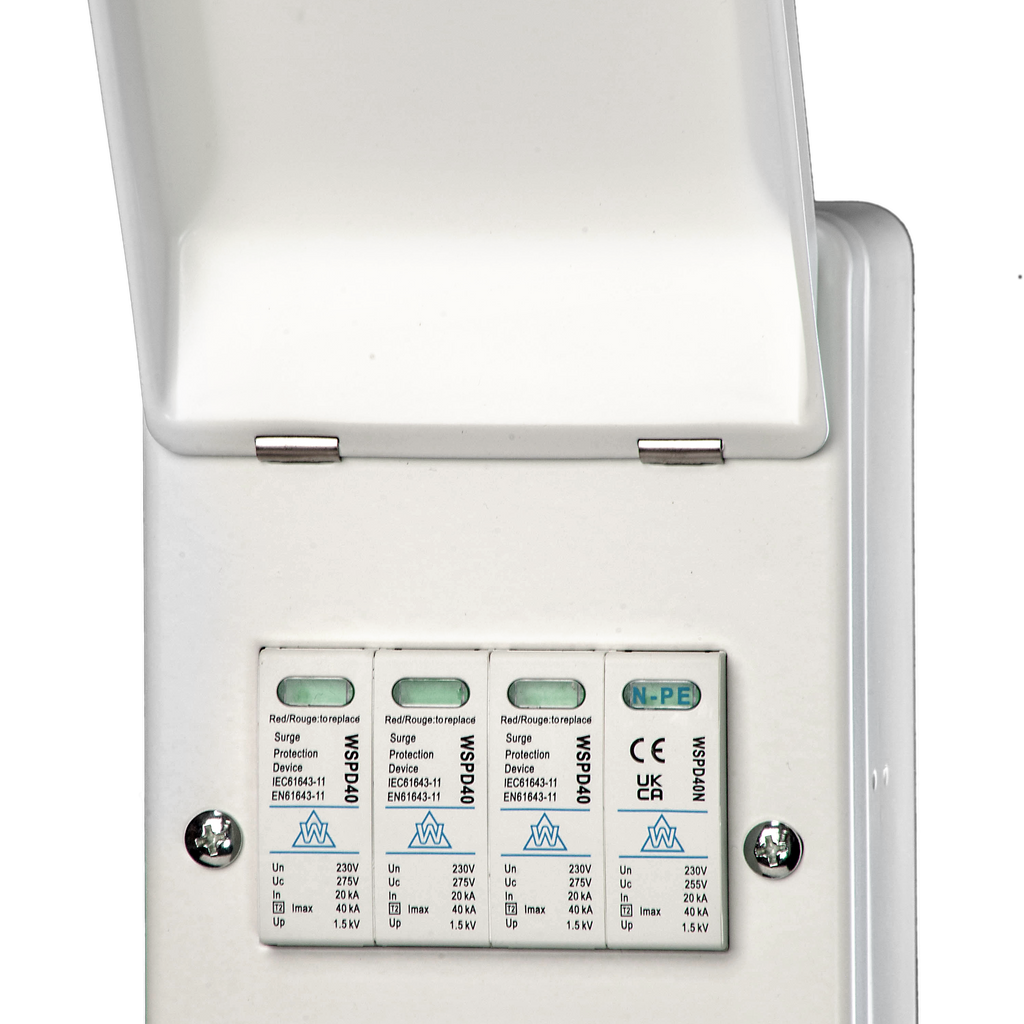 3 Phase Surge Protection in Metal Enclosure