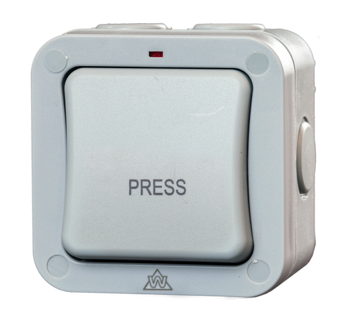 20A Weatherproof IP65 1 Gang 2 Way Retractive Switch (WS1GR)