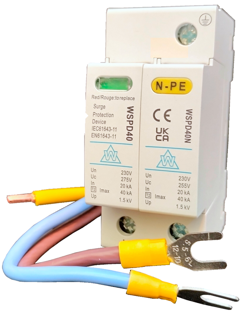 Surge protection unit with Forked Wire Kit WSPD240Kit1 – power-and-data-uk