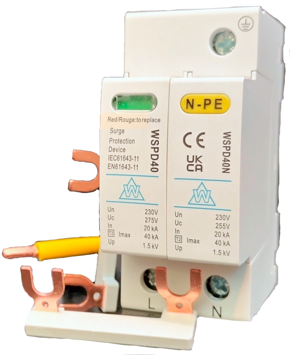 Surge Protection Device with Forked Busbars WSPD240Kit2